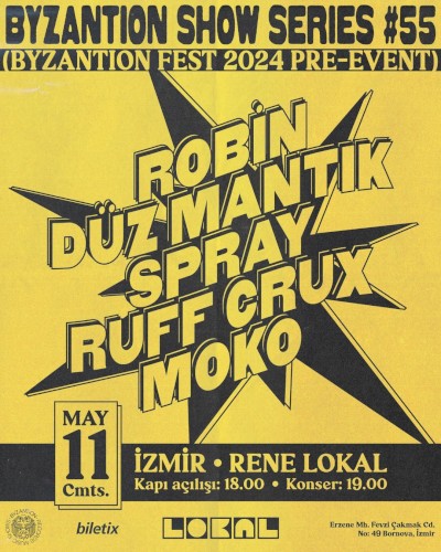 Düz Mantık, Moko, SPRAY, Robin & Ruff Crux @ Rene Lokal