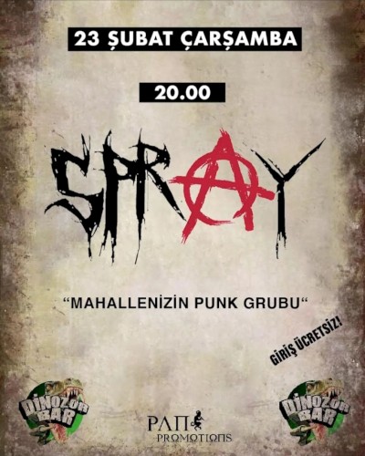 SPRAY @ Dinozor Bar