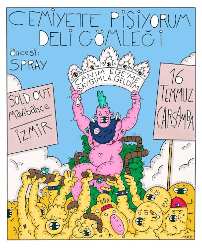 Cemiyette Pişiyorum, SPRAY & Deli Gömleği @ Sold Out Performance Hall